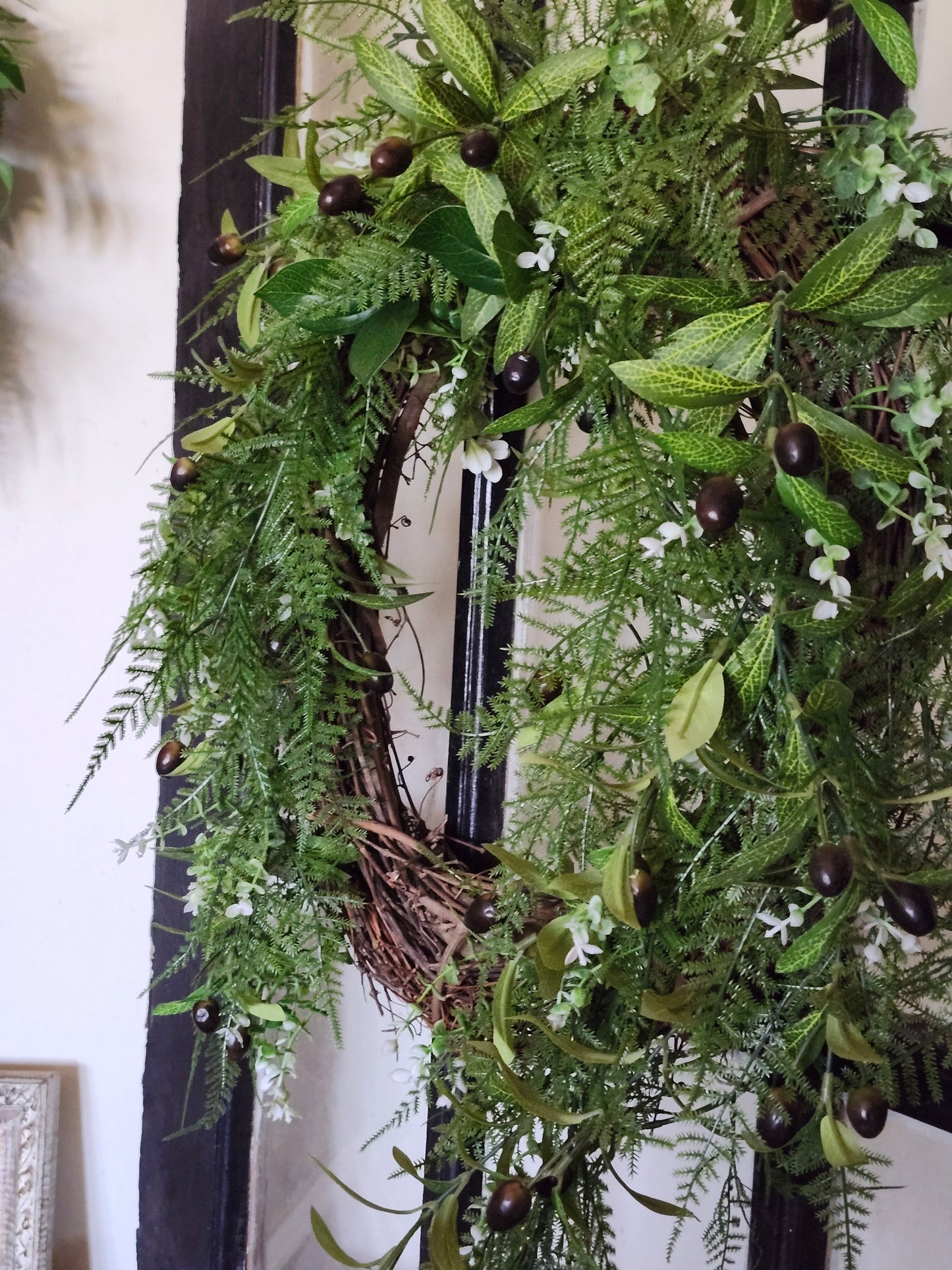Olive & Fern Cascading Greenery Wreath